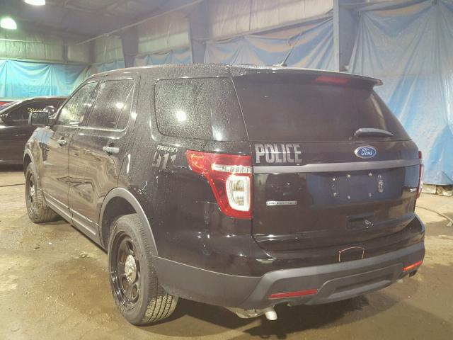 1FM5K8AR5DGB28402 - 2013 FORD EXPLORER P BLACK photo 3