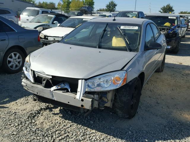 1G2ZG57B184200997 - 2008 PONTIAC G6 BASE SILVER photo 2