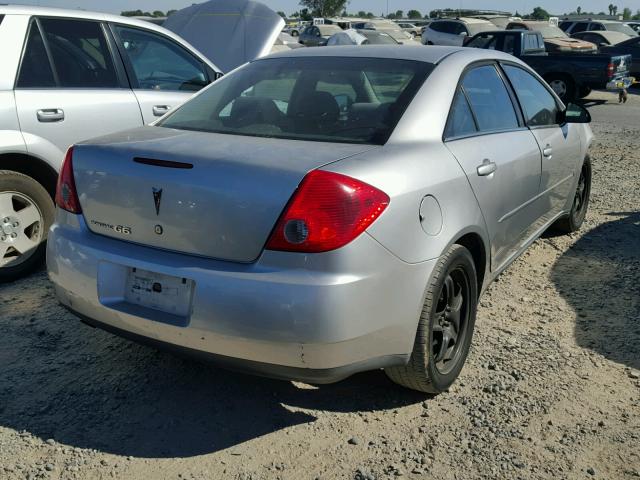 1G2ZG57B184200997 - 2008 PONTIAC G6 BASE SILVER photo 4