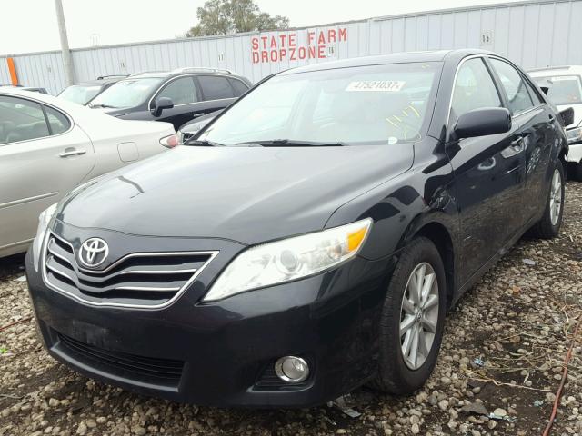 4T4BF3EK1BR092980 - 2011 TOYOTA CAMRY BASE BLACK photo 2