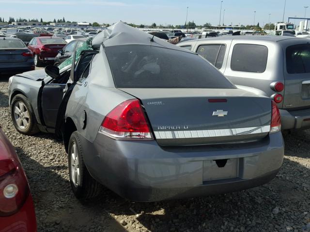 2G1WT58N089110698 - 2008 CHEVROLET IMPALA LT GRAY photo 3