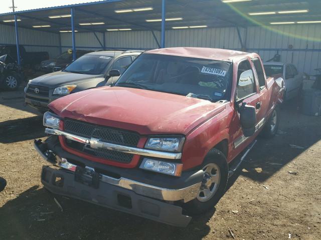 2GCEC19V831227303 - 2003 CHEVROLET SILVERADO RED photo 2