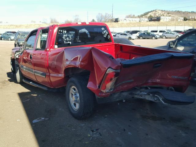 2GCEC19V831227303 - 2003 CHEVROLET SILVERADO RED photo 3