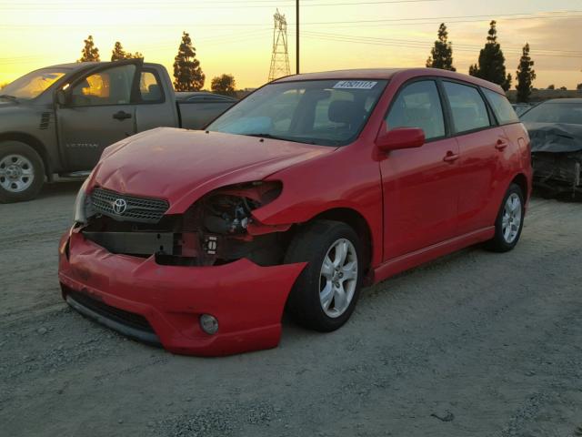 2T1KR32E56C594348 - 2006 TOYOTA COROLLA MA RED photo 2