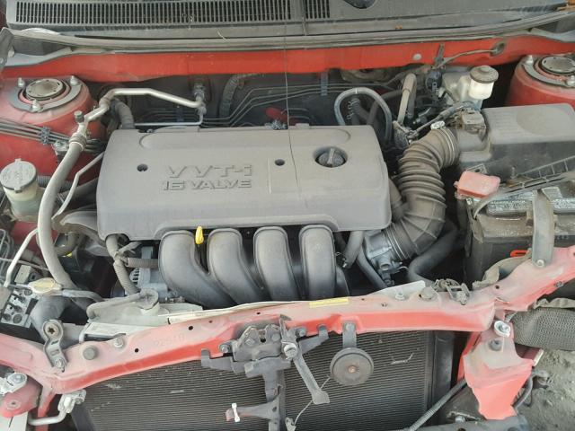 2T1KR32E56C594348 - 2006 TOYOTA COROLLA MA RED photo 7