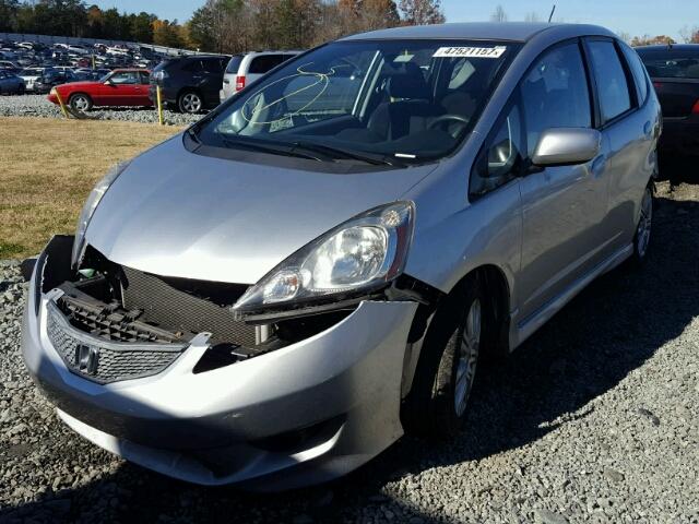 JHMGE8H52BC001438 - 2011 HONDA FIT SPORT SILVER photo 2