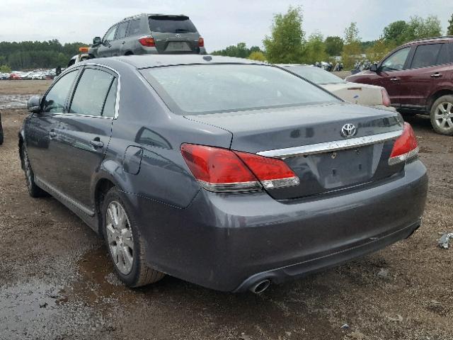 4T1BK3DB7BU427151 - 2011 TOYOTA AVALON BAS CHARCOAL photo 3