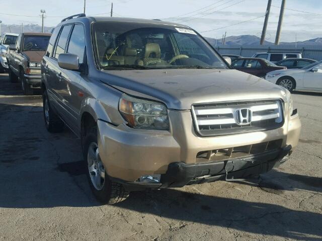 2HKYF18566H539662 - 2006 HONDA PILOT EX GOLD photo 1