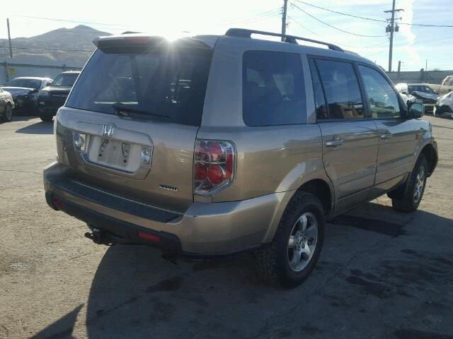 2HKYF18566H539662 - 2006 HONDA PILOT EX GOLD photo 4