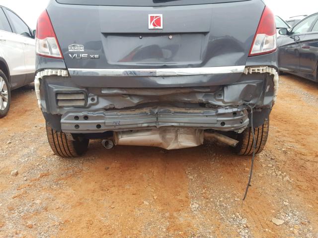 3GSCL33P88S515075 - 2008 SATURN VUE XE GRAY photo 9