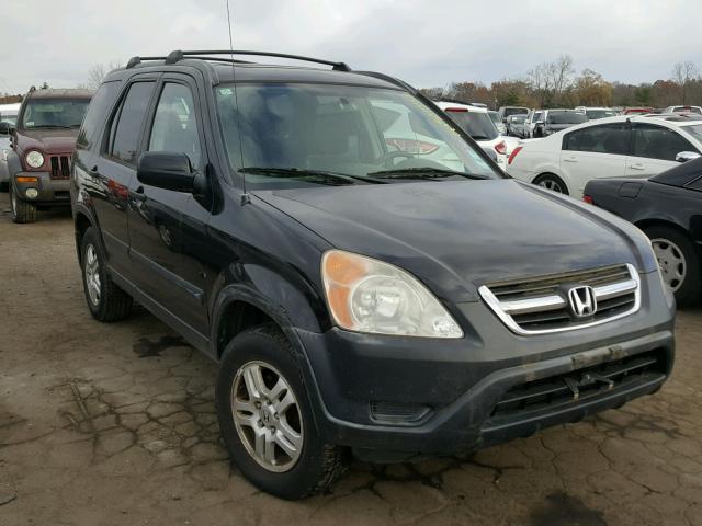 JHLRD78822C075883 - 2002 HONDA CR-V EX BLACK photo 1