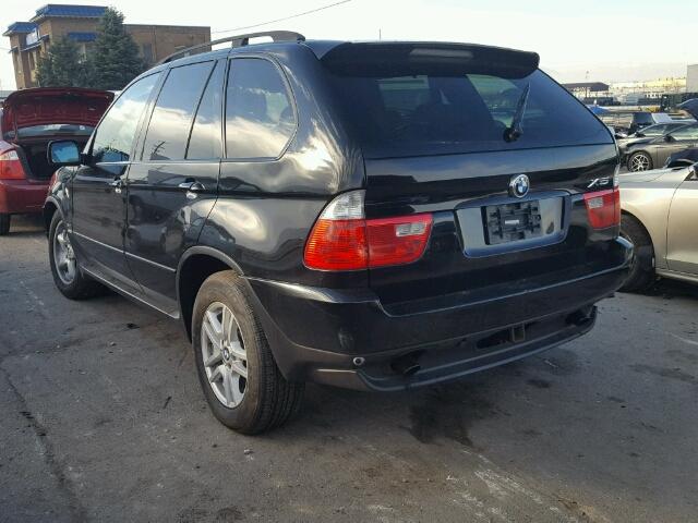 5UXFA13594LU25871 - 2004 BMW X5 3.0I BLACK photo 3