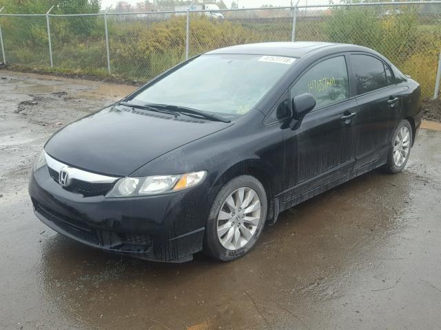 2HGFA16019H105905 - 2009 HONDA CIVIC EXL 黑色 照片 2