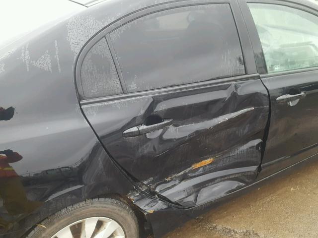 2HGFA16019H105905 - 2009 HONDA CIVIC EXL 黑色 照片 9