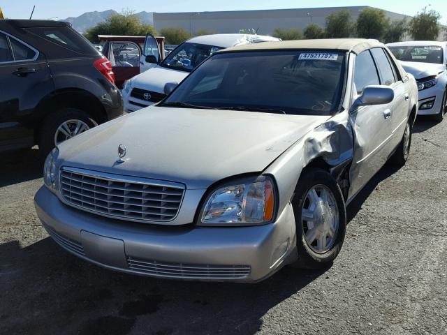 1G6KD54Y35U260082 - 2005 CADILLAC DEVILLE SILVER photo 2