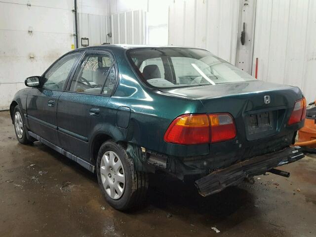 2HGEJ6615XH540179 - 1999 HONDA CIVIC BASE GREEN photo 3