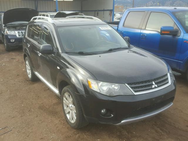 JA4LT31W89Z001666 - 2009 MITSUBISHI OUTLANDER BLACK photo 1