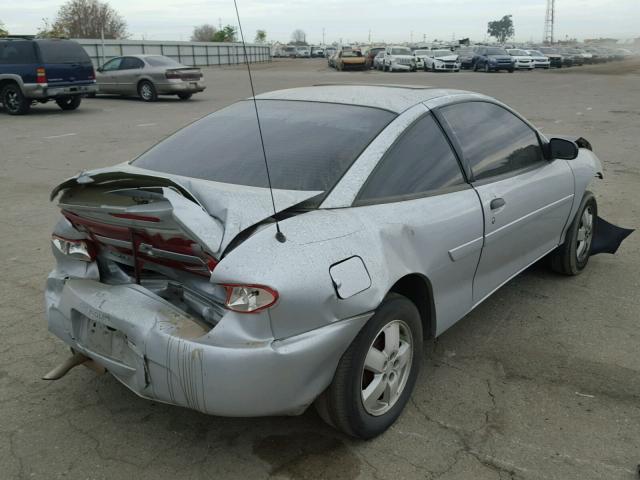 1G1JF12F937265384 - 2003 CHEVROLET CAVALIER L SILVER photo 4