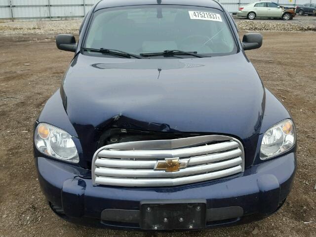 3GNBAADB2AS587326 - 2010 CHEVROLET HHR LS BLUE photo 9