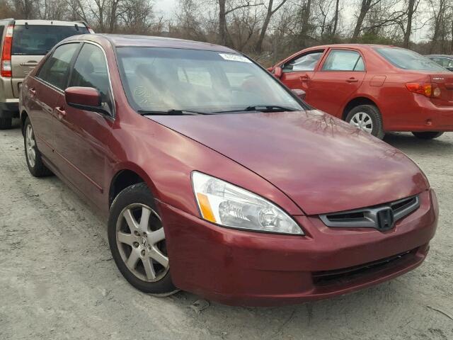 1HGCM66535A048800 - 2005 HONDA ACCORD EX RED photo 1