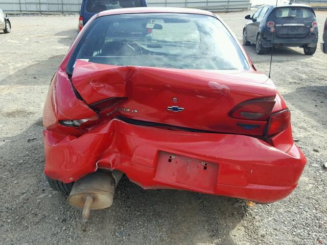 1G1JF524327312140 - 2002 CHEVROLET CAVALIER L RED photo 9
