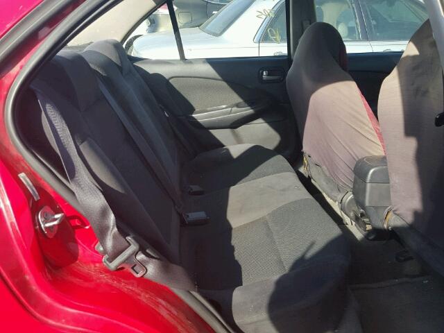 3N1CB51A26L553971 - 2006 NISSAN SENTRA 1.8 RED photo 6