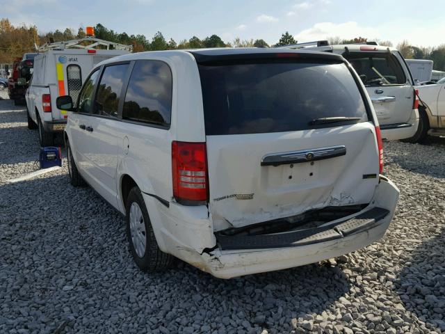 2A8HR44H08R831749 - 2008 CHRYSLER TOWN & COU WHITE photo 3