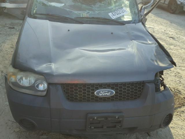 1FMYU02ZX5KC06467 - 2005 FORD ESCAPE XLS GRAY photo 7