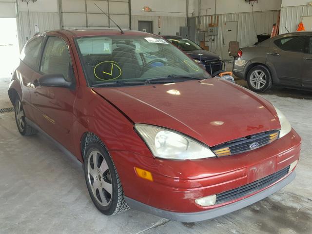 3FAFP31341R237470 - 2001 FORD FOCUS ZX3 MAROON photo 1