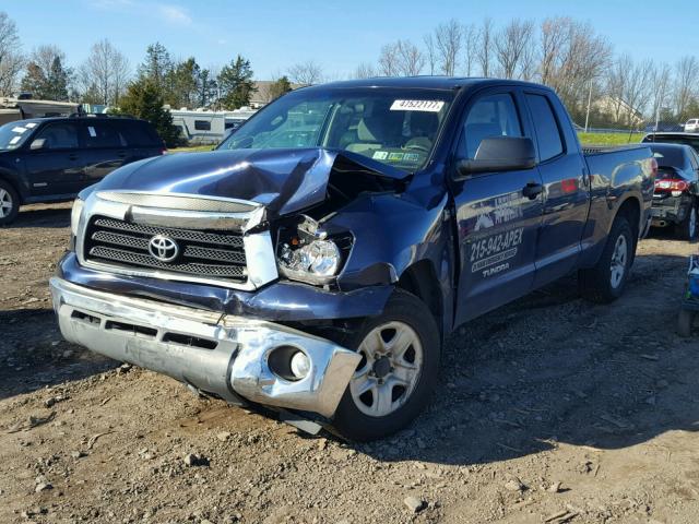 5TBBT54158S463267 - 2008 TOYOTA TUNDRA DOU BLUE photo 2