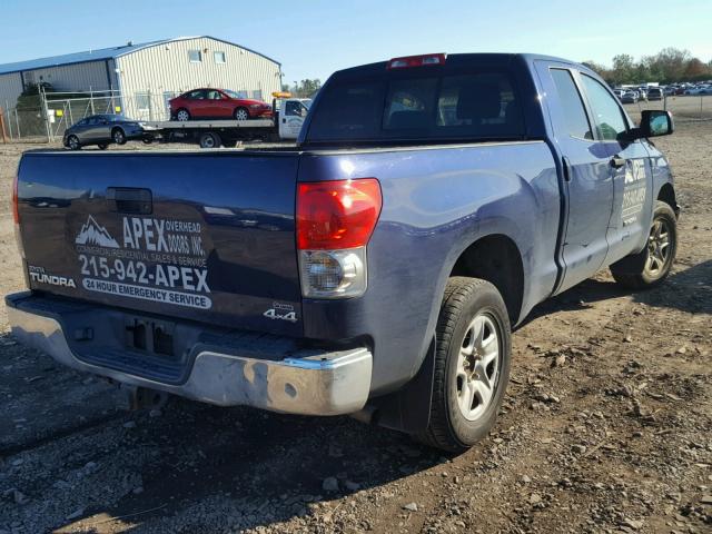 5TBBT54158S463267 - 2008 TOYOTA TUNDRA DOU BLUE photo 4