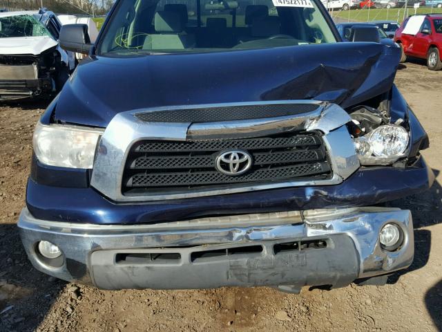 5TBBT54158S463267 - 2008 TOYOTA TUNDRA DOU BLUE photo 7