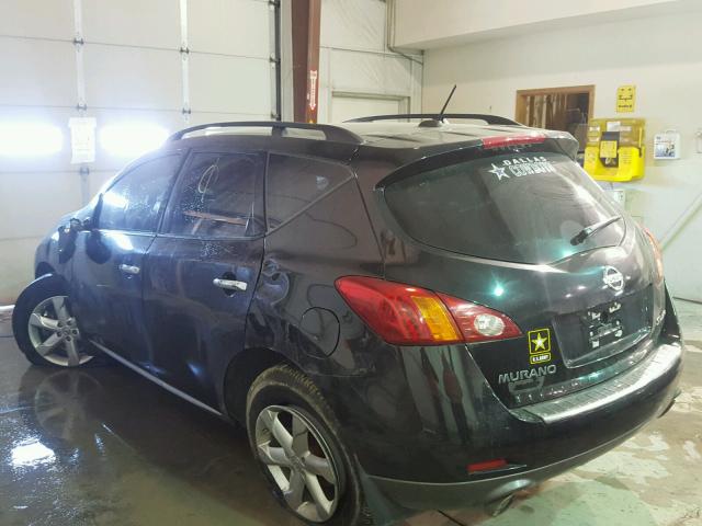 JN8AZ1MW3AW100367 - 2010 NISSAN MURANO S BLACK photo 3