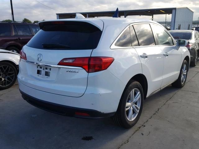 5J8TB3H32DL005410 - 2013 ACURA RDX BASE WHITE photo 4