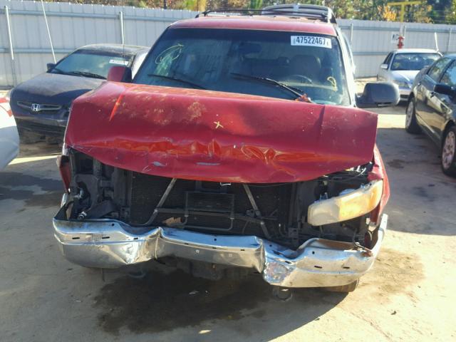 3GKFK16T5YG110503 - 2000 GMC YUKON XL K RED photo 9