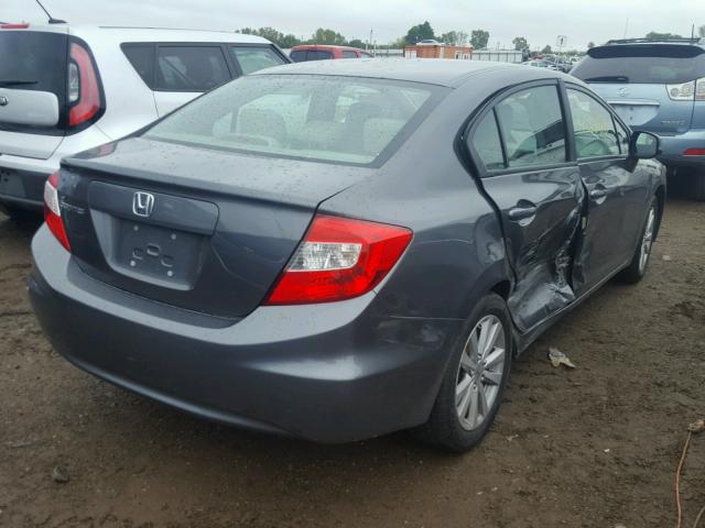 2HGFB2F94CH592073 - 2012 HONDA CIVIC EXL 灰色 照片 4