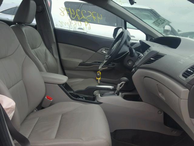 2HGFB2F94CH592073 - 2012 HONDA CIVIC EXL 灰色 照片 5