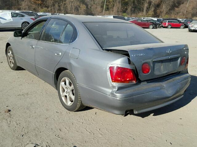 JT8BL69S610006943 - 2001 LEXUS GS 430 GRAY photo 3