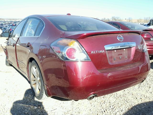 1N4BL2AP7CC219957 - 2012 NISSAN ALTIMA SR MAROON photo 3