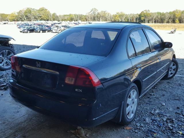 2HGES26751H539552 - 2001 HONDA CIVIC EX BLACK photo 4