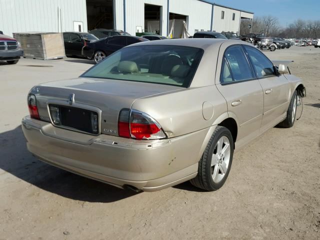 1LNFM87A26Y612511 - 2006 LINCOLN LS BEIGE photo 4