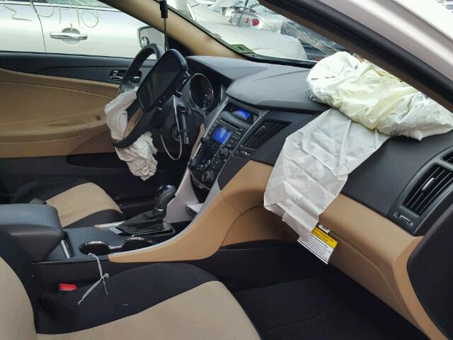 5NPEB4AC7CH446296 - 2012 HYUNDAI SONATA GLS WHITE photo 5