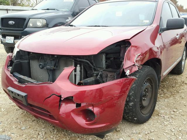 JN8AS5MT6BW152725 - 2011 NISSAN ROGUE S RED photo 9