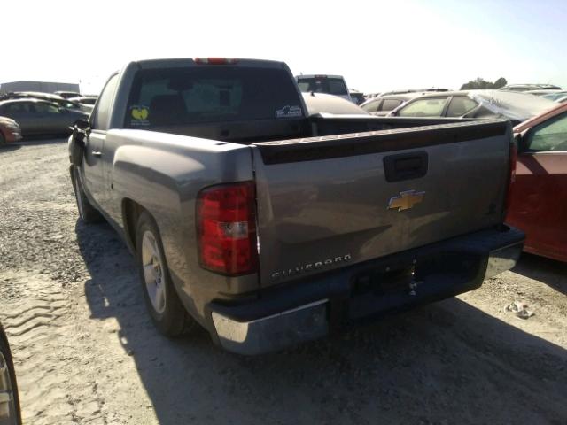 1GCEC14X09Z161970 - 2009 CHEVROLET SILVERADO GRAY photo 3