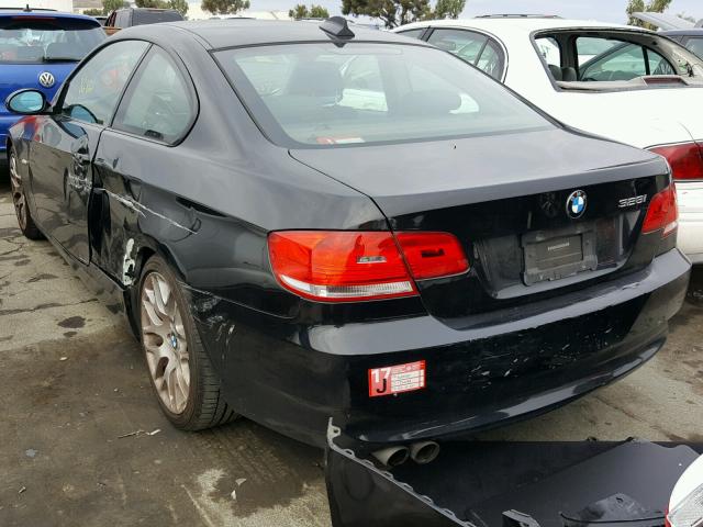 WBAWV13589P122082 - 2009 BMW 328 I SULE BLACK photo 3