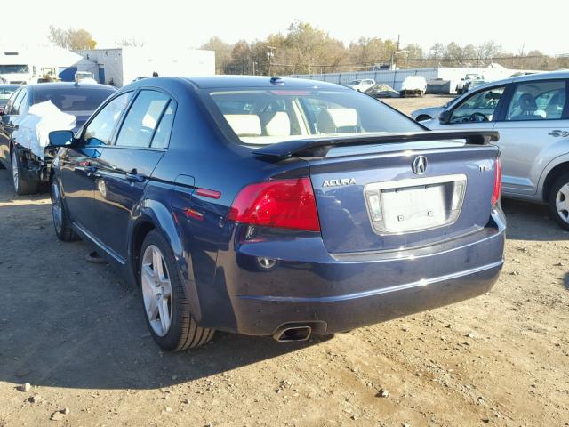 19UUA66256A017245 - 2006 ACURA 3.2TL BLUE photo 3