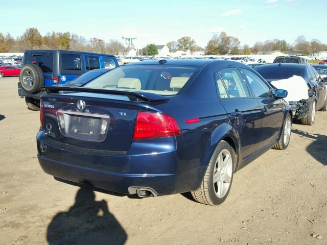 19UUA66256A017245 - 2006 ACURA 3.2TL BLUE photo 4