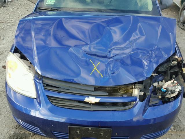 1G1AK15F377219207 - 2007 CHEVROLET COBALT LS BLUE photo 7