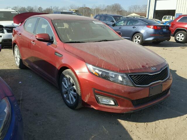 5XXGM4A70FG359023 - 2015 KIA OPTIMA LX MAROON photo 1