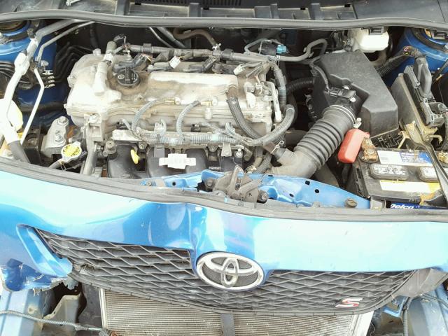 2T1BU4EE8AC382679 - 2010 TOYOTA COROLLA BA BLUE photo 7